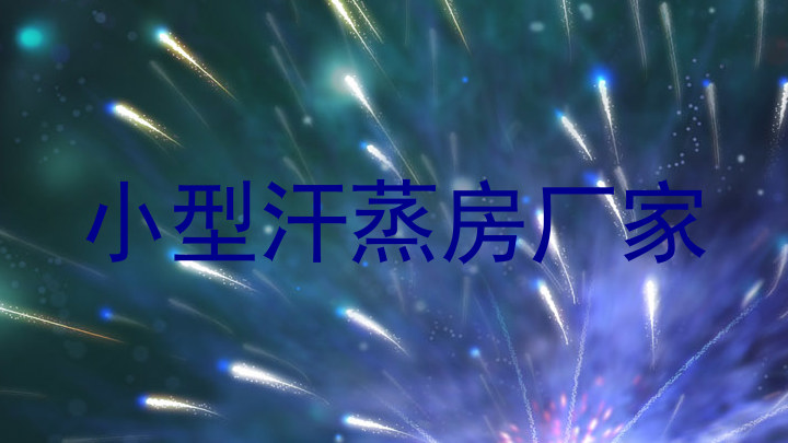 小型汗蒸房厂家