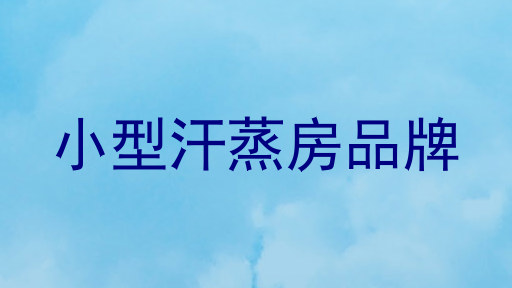 小型汗蒸房品牌