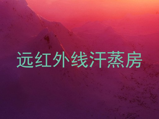 远红外线汗蒸房