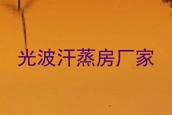 光波汗蒸房厂家