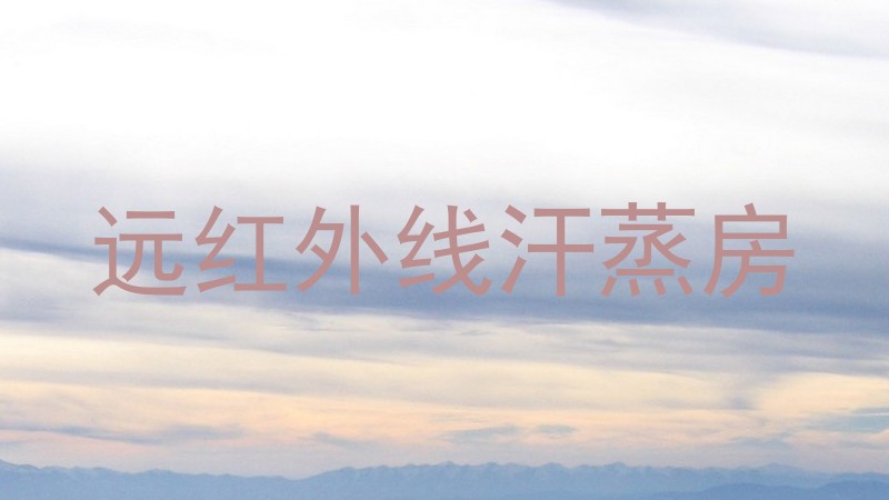 远红外线汗蒸房