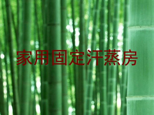 家用固定汗蒸房