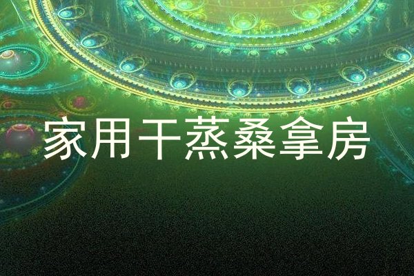 家用干蒸桑拿房