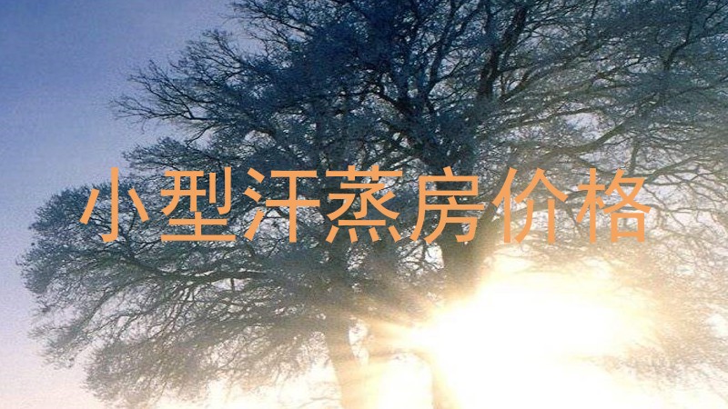 小型汗蒸房价格