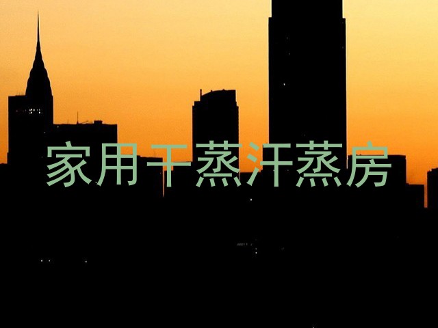 家用干蒸汗蒸房