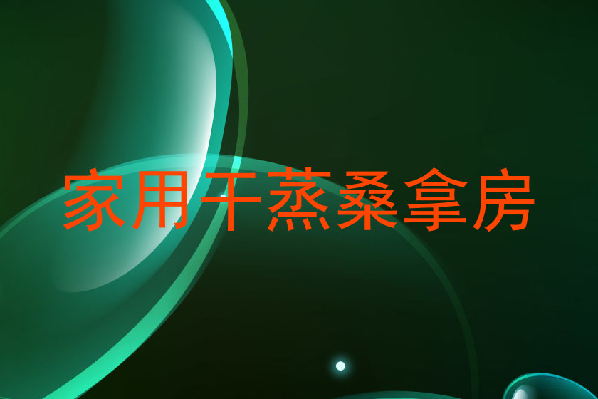 家用干蒸桑拿房