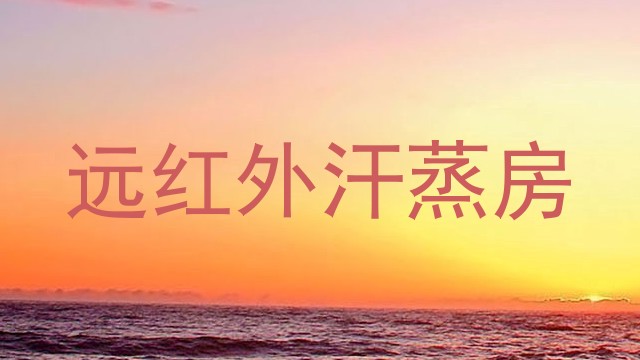 远红外汗蒸房