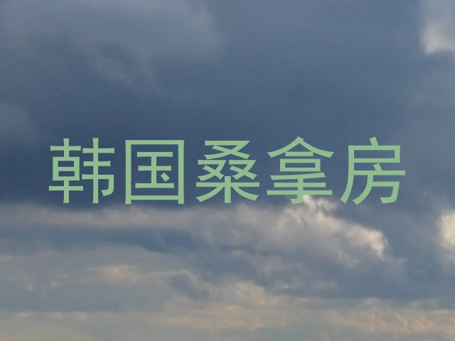 韩国桑拿房