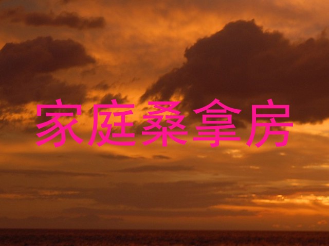 家庭桑拿房