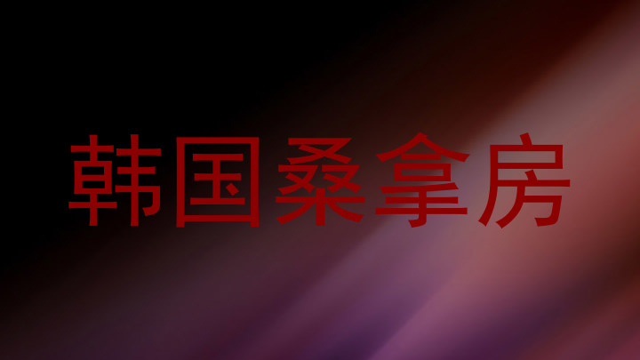 韩国桑拿房