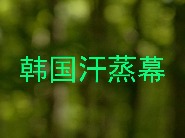 韩国汗蒸幕