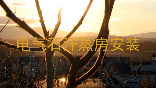 电气石汗蒸房安装