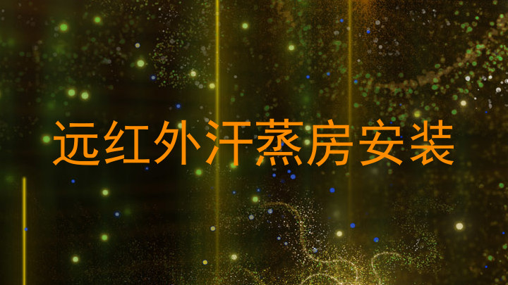 远红外汗蒸房安装