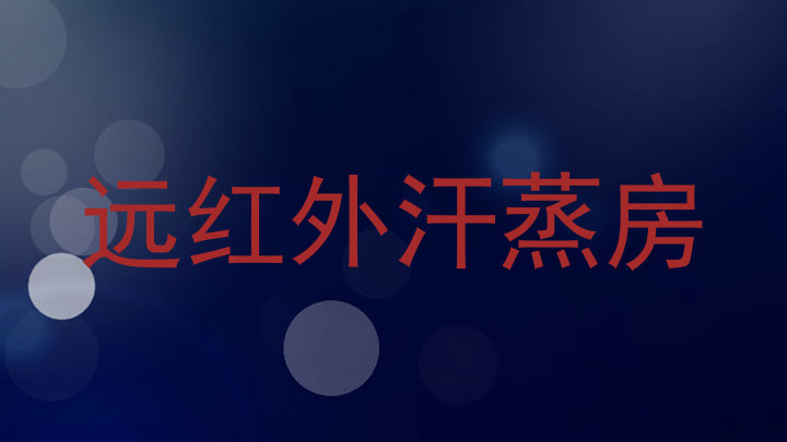 远红外汗蒸房