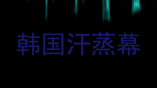 韩国汗蒸幕