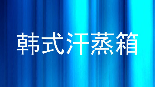 韩式汗蒸箱