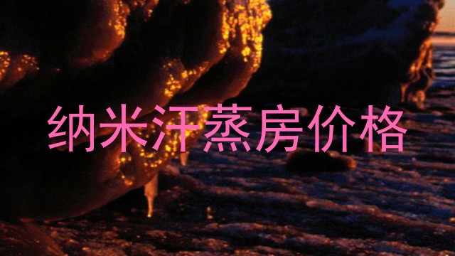 纳米汗蒸房价格
