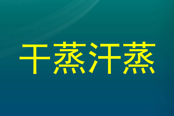 干蒸汗蒸