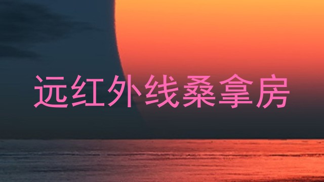 远红外线桑拿房
