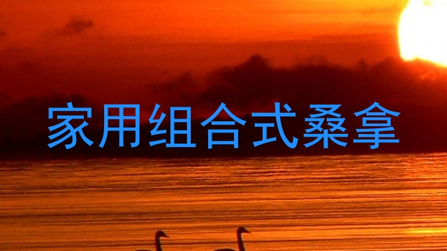 家用组合式桑拿