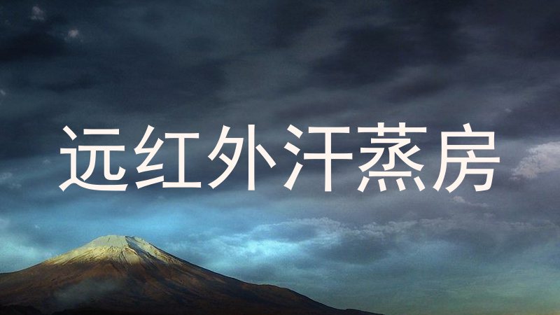 远红外汗蒸房