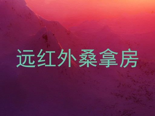 远红外桑拿房