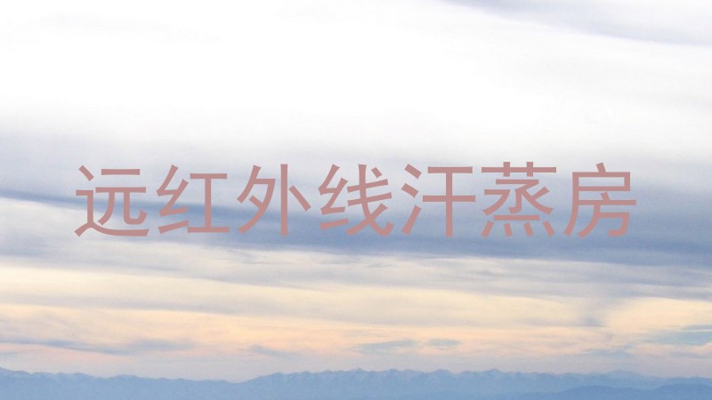 远红外线汗蒸房