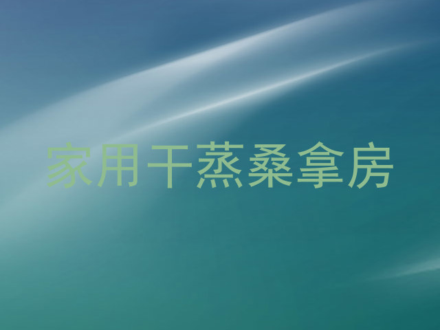 家用干蒸桑拿房
