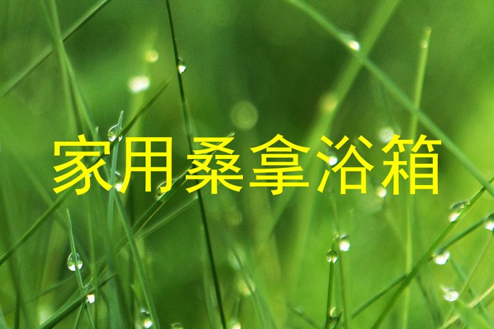 家用桑拿浴箱