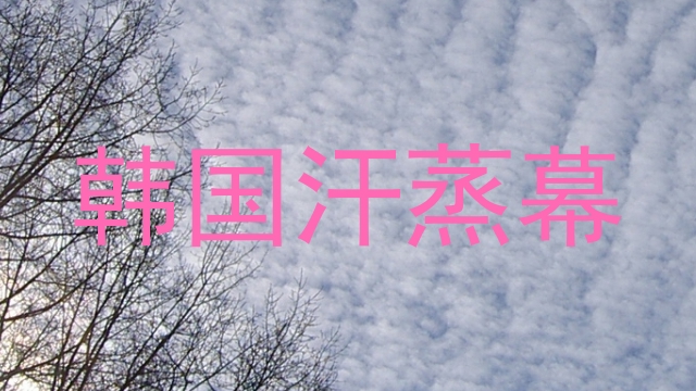 韩国汗蒸幕
