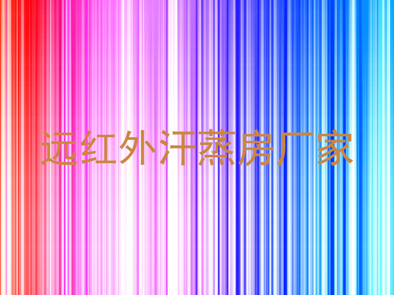 远红外汗蒸房厂家