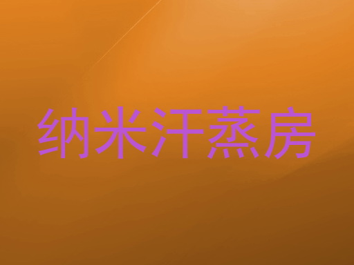 纳米汗蒸房