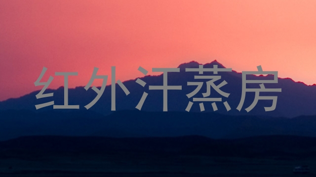 红外汗蒸房