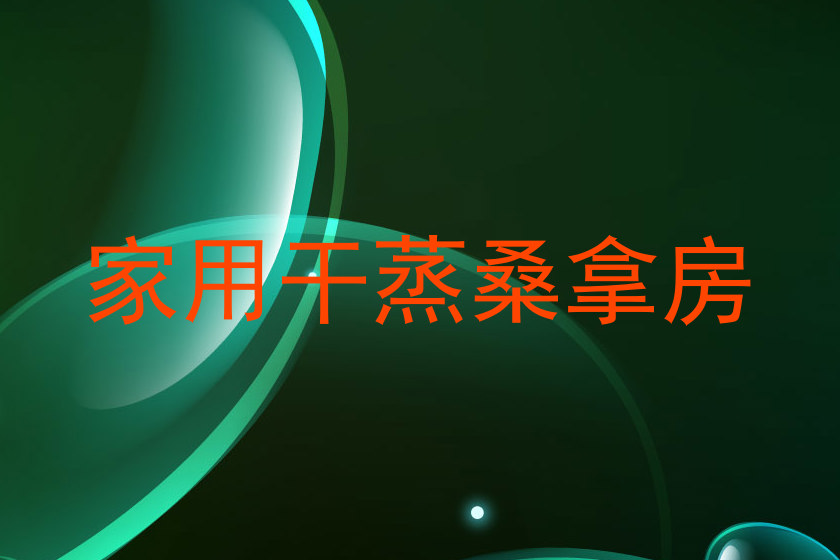 家用干蒸桑拿房