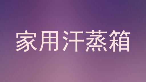 家用汗蒸箱