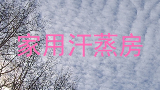 家用汗蒸房