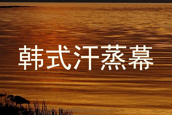 韩式汗蒸幕