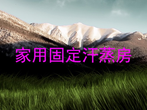 家用固定汗蒸房