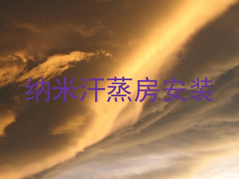 纳米汗蒸房安装