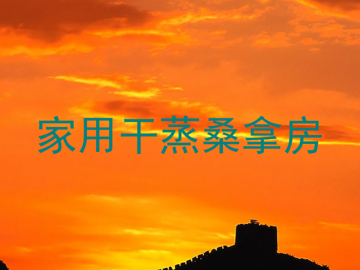 家用干蒸桑拿房