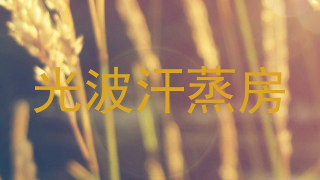光波汗蒸房