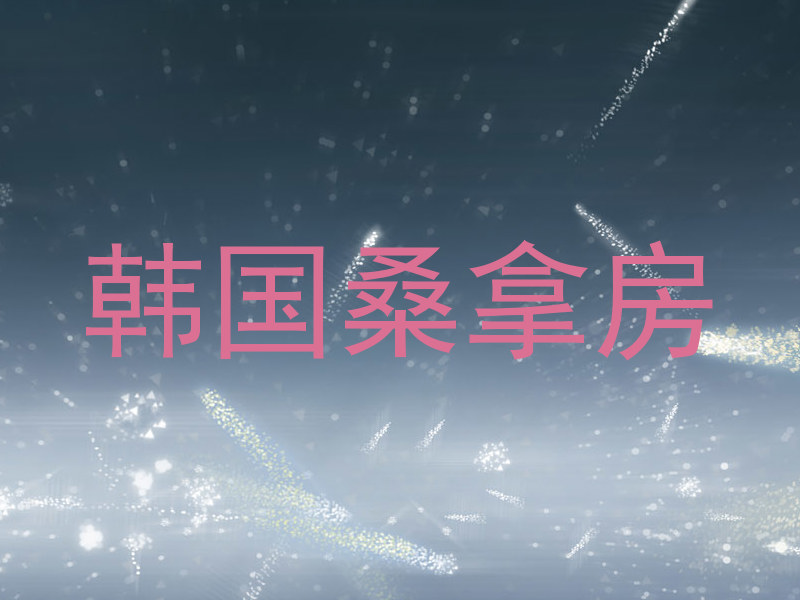 韩国桑拿房