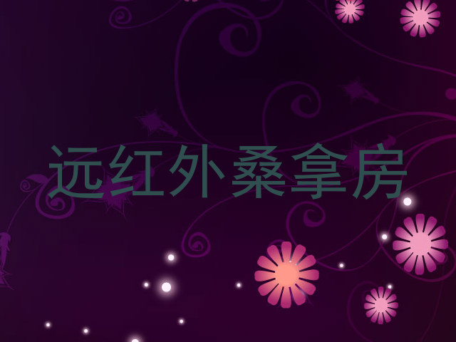 远红外桑拿房
