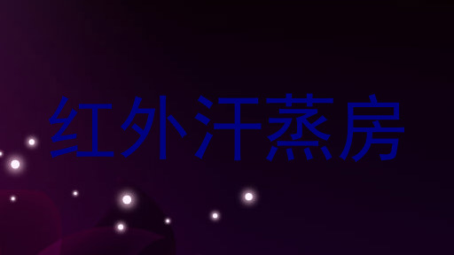 红外汗蒸房