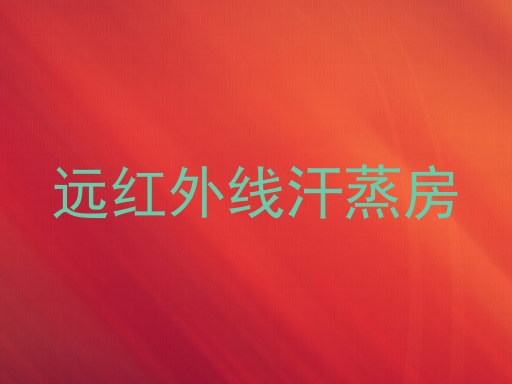 远红外线汗蒸房