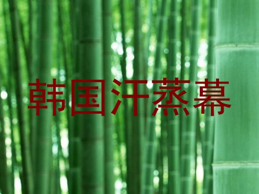 韩国汗蒸幕