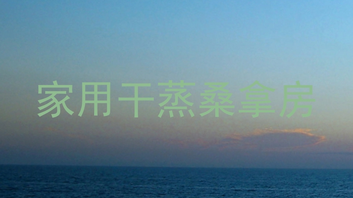 家用干蒸桑拿房