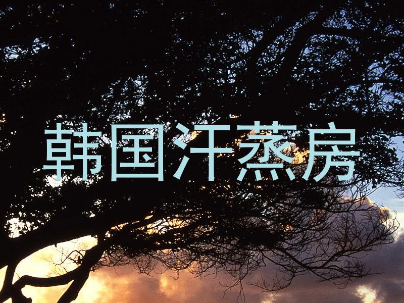 韩国汗蒸房