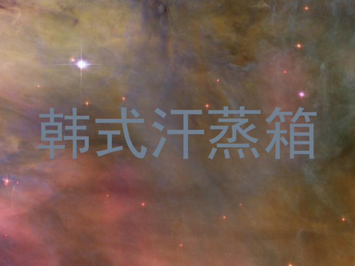 韩式汗蒸箱