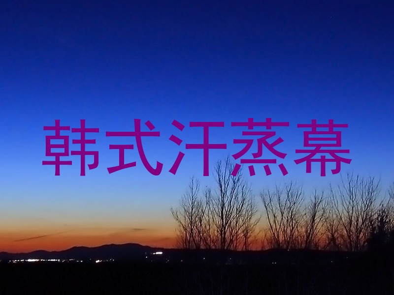 韩式汗蒸幕